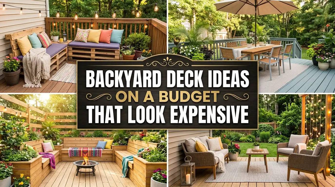 Backyard Deck Ideas on a Budget That Look Expensive