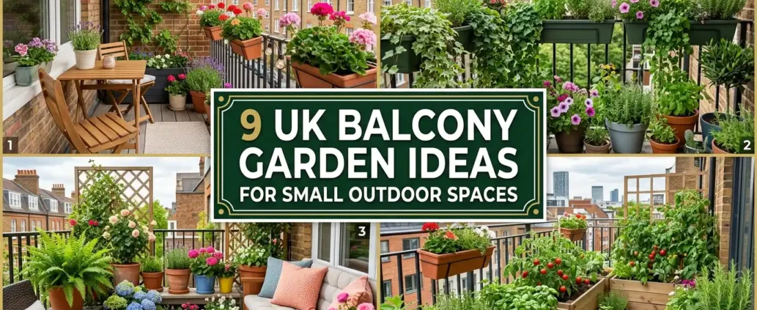 9 UK Balcony Garden Ideas for Small Outdoor Spaces