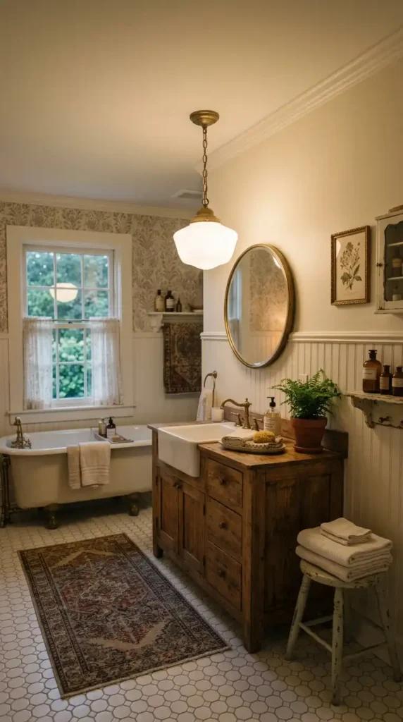 Bathroom pendant lighting