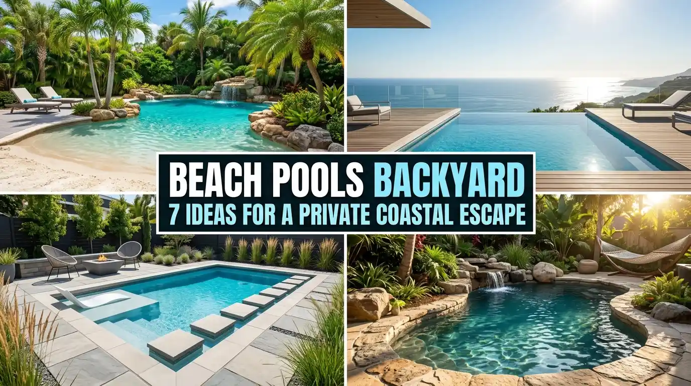 Beach Pools Backyard — 7 Ideas for a Private Coastal Escape
