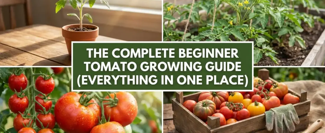 The Complete Beginner Tomato Growing Guide (Everything in One Place)