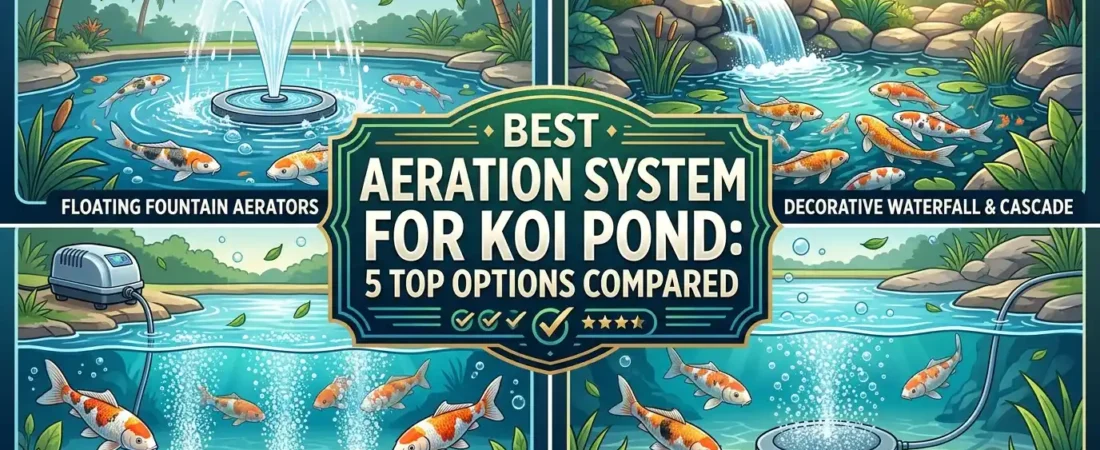 5 Best Aeration Systems for Koi Ponds Compared (2026 Buyer’s Guide)
