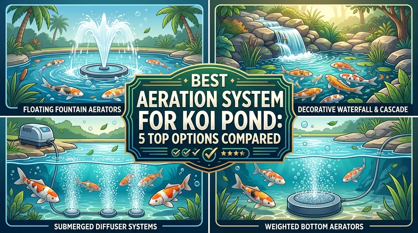 5 Best Aeration Systems for Koi Ponds Compared (2026 Buyer’s Guide)