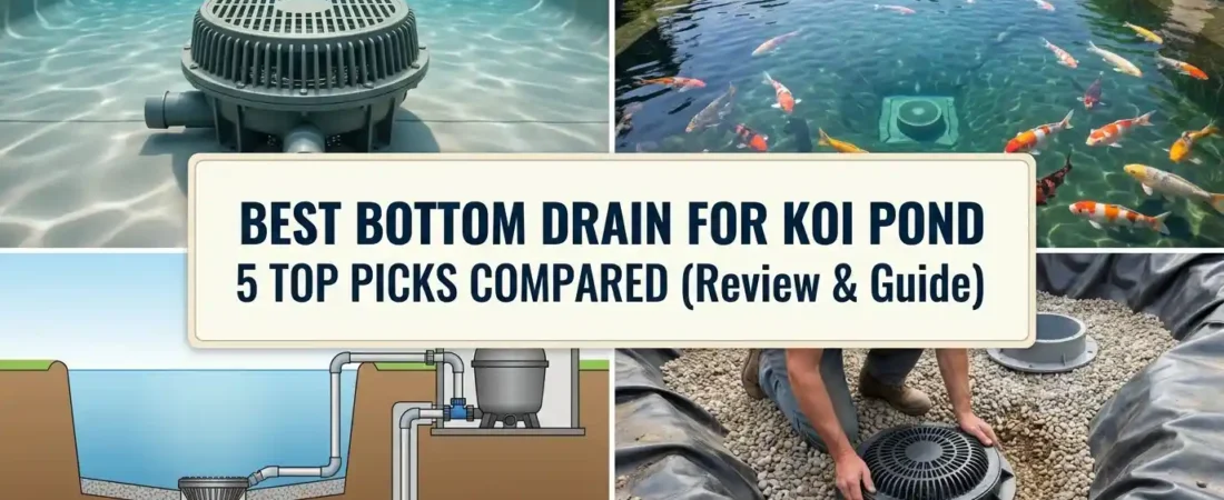 5 Best Bottom Drains for Koi Ponds Compared (2026 Buyer’s Guide)