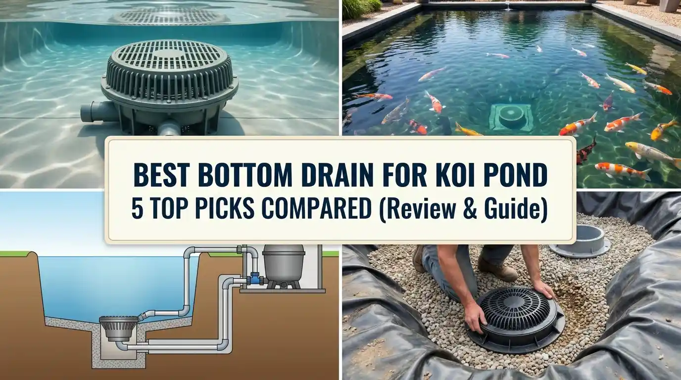 5 Best Bottom Drains for Koi Ponds Compared (2026 Buyer’s Guide)