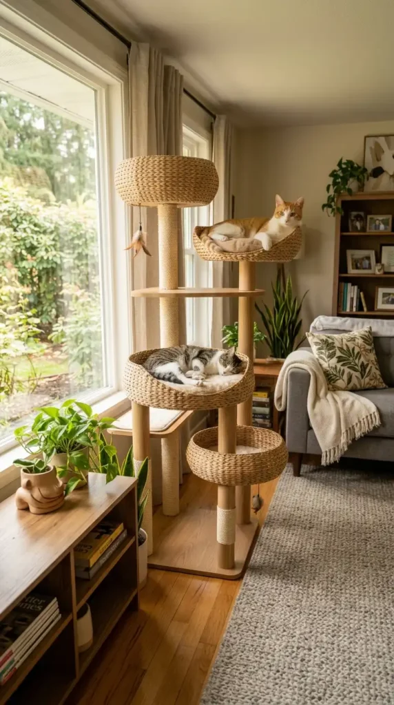 Cats sleeping