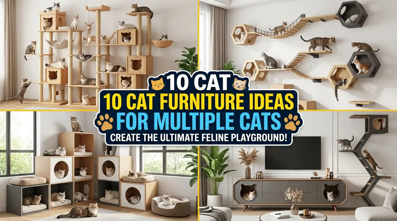 10 Best Cat Furniture for Multiple Cats