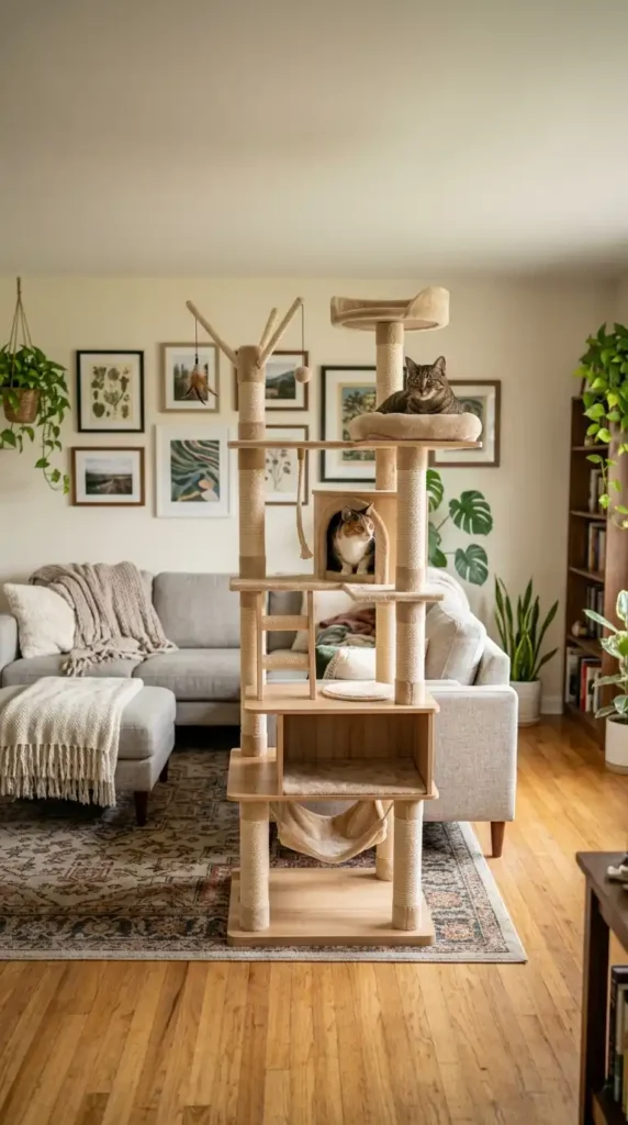 Cat furniture multi-level tower