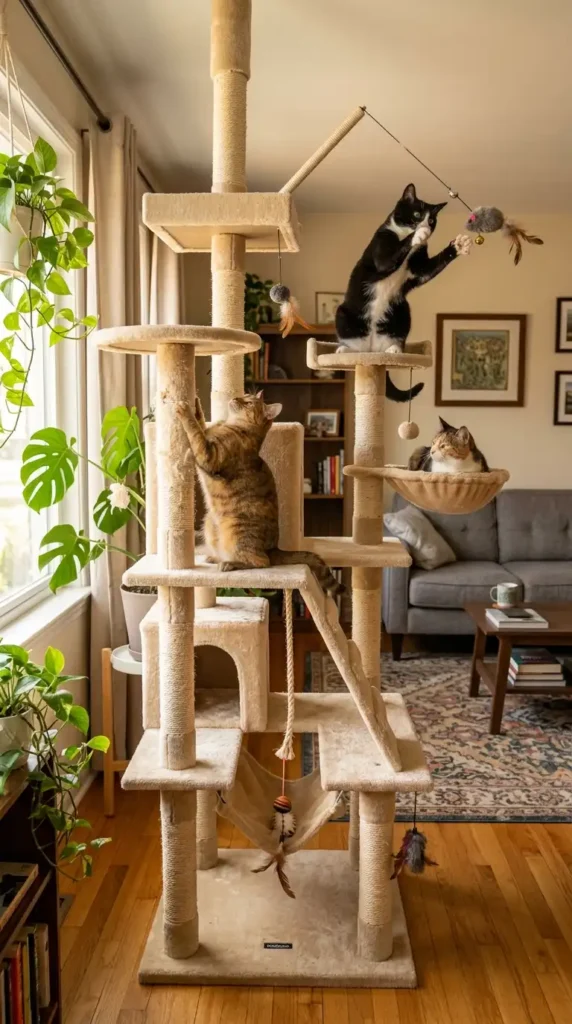 Cat furniture multiple cats