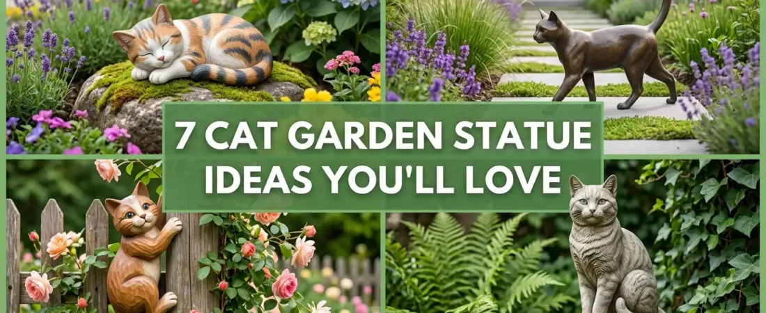 7 Cat Garden Statue Ideas You’ll Love