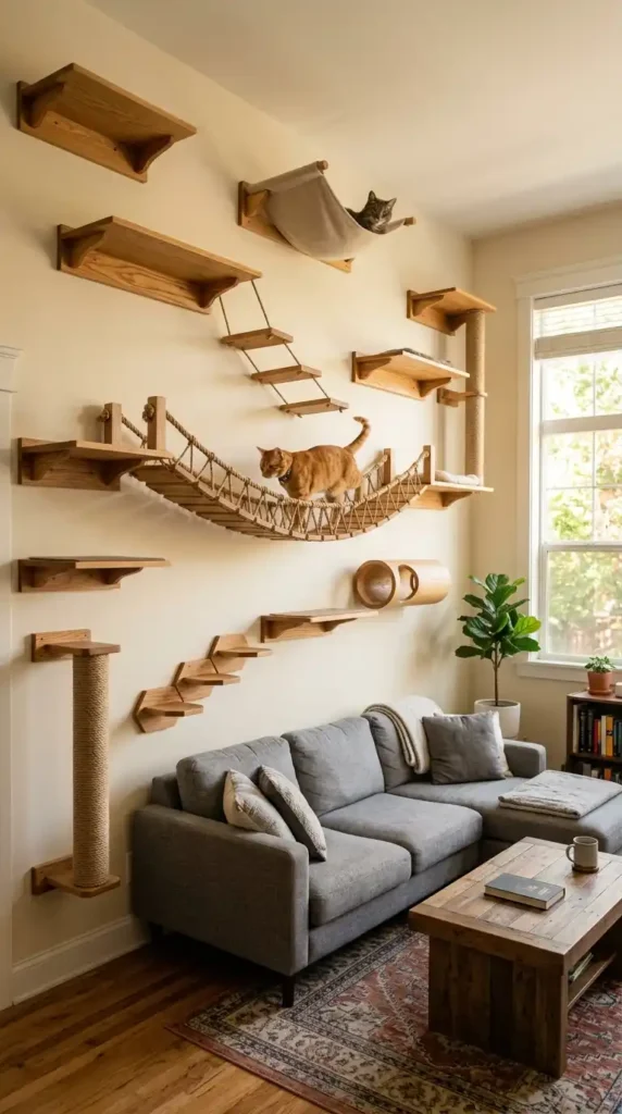 Cat wall superhighway American home