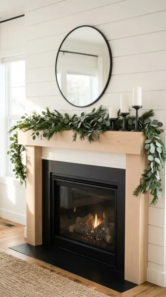 Christmas mantel decorations