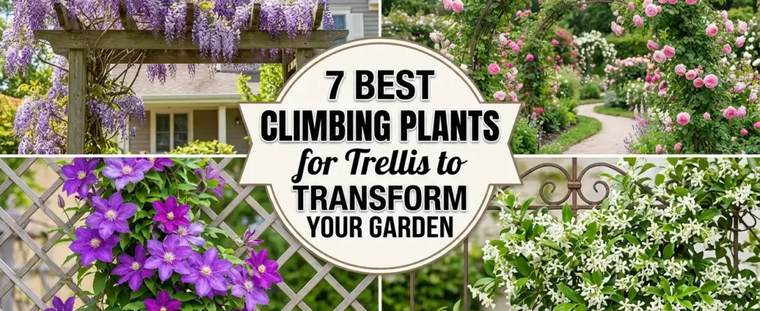 7 Best Climbing Plants for Trellis to Transform Your Garden