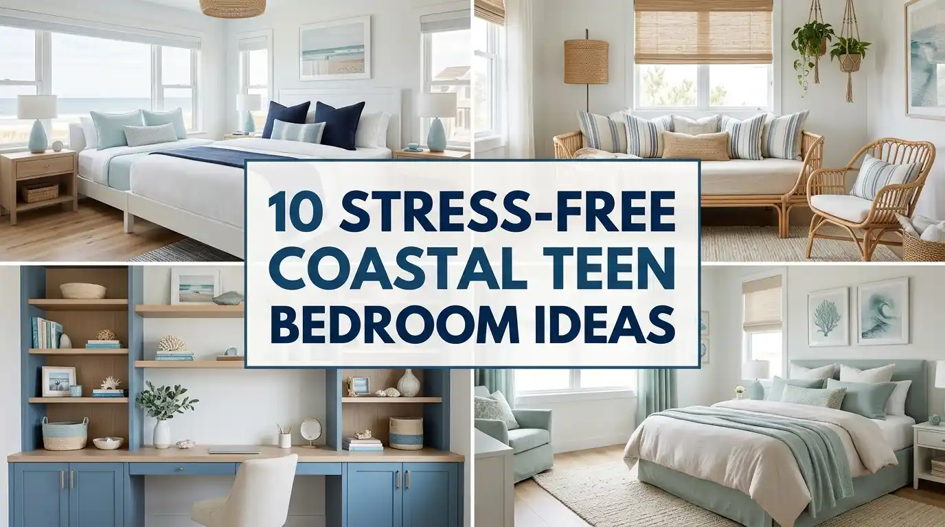 10 Stress-Free Coastal Teen Bedroom Ideas