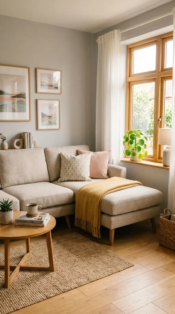 Compact chaise sofa corner