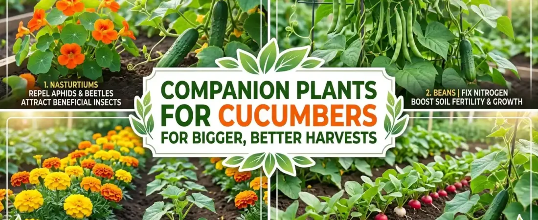 Companion Plants for Cucumbers for Bigger, Better Harvests