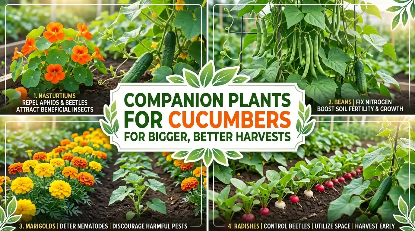 Companion Plants for Cucumbers for Bigger, Better Harvests