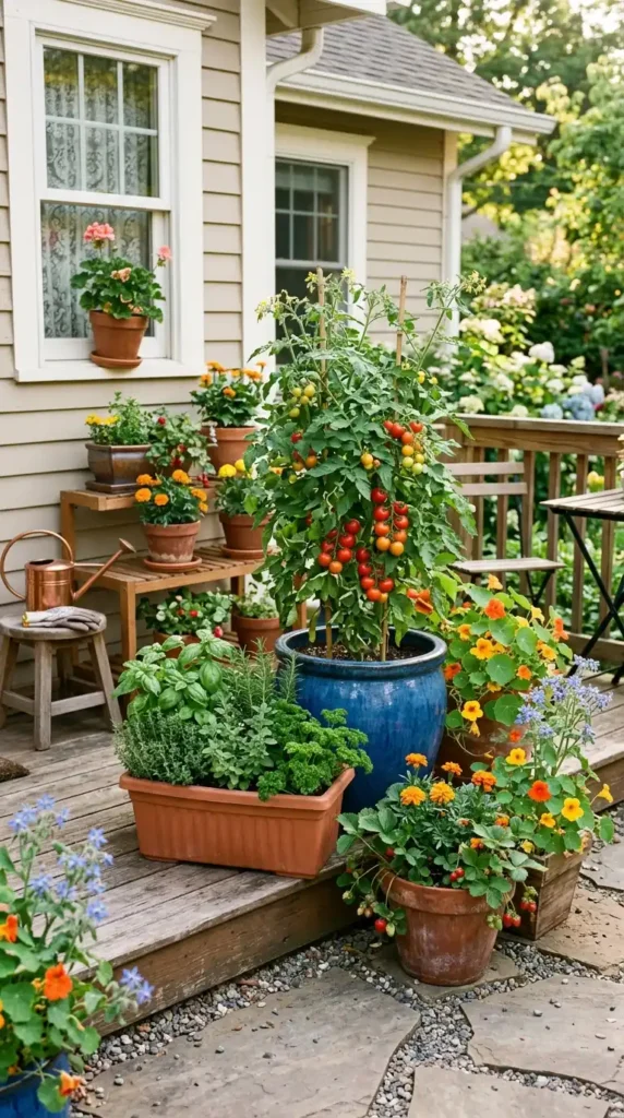 Container garden small space