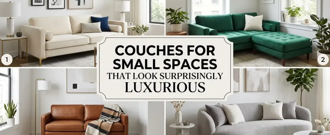 Couches for Small Spaces That Look Surprisingly Luxurious