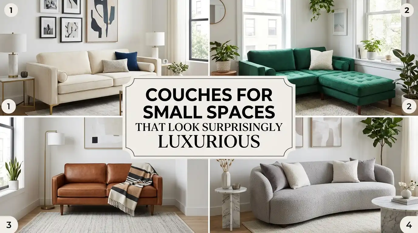 Couches for Small Spaces That Look Surprisingly Luxurious