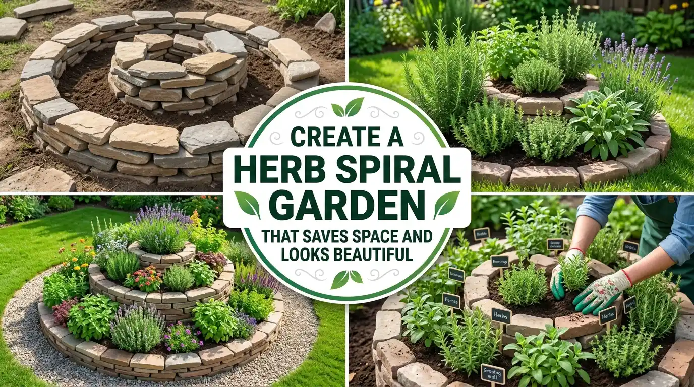 Create a Herb Spiral Garden That Saves Space and Looks Beautiful