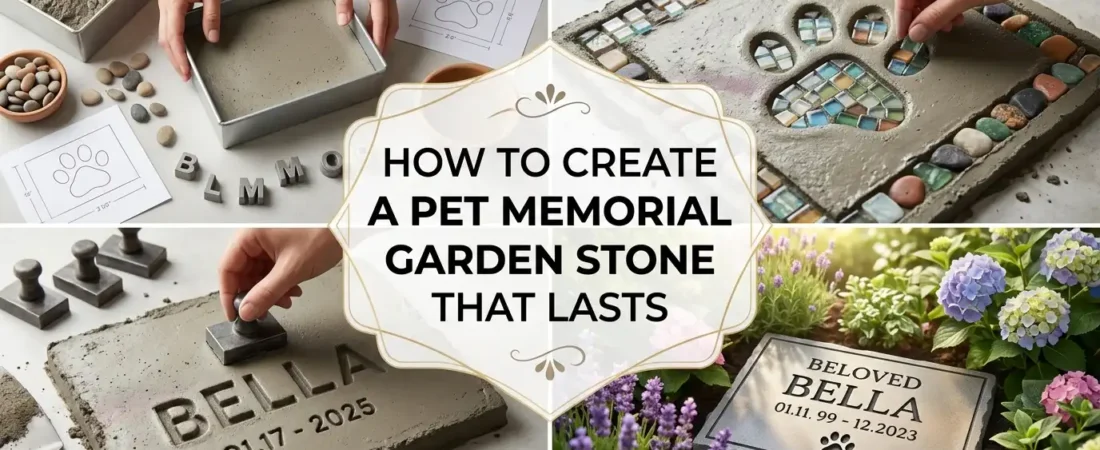 How to Create a Pet Memorial Garden Stone That Lasts