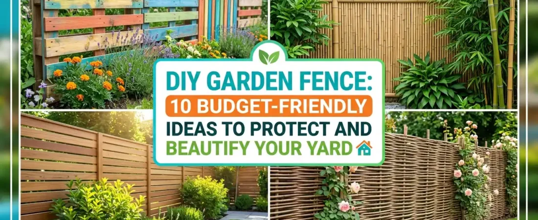 DIY Garden Fence: 10 Budget-Friendly Ideas to Protect and Beautify Your Yard