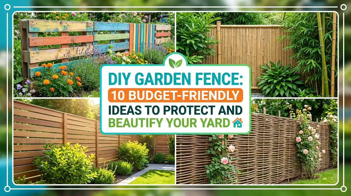 DIY Garden Fence: 10 Budget-Friendly Ideas to Protect and Beautify Your Yard