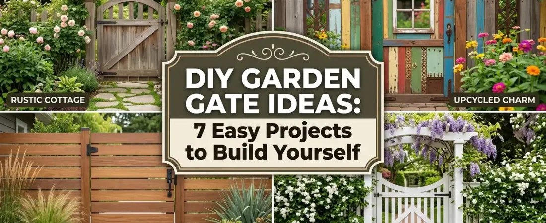 DIY Garden Gate Ideas: 7 Easy Projects to Build Yourself