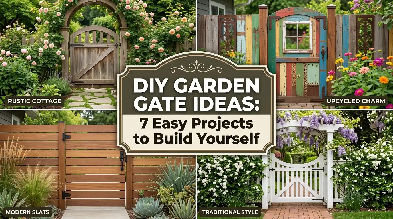 DIY Garden Gate Ideas: 7 Easy Projects to Build Yourself