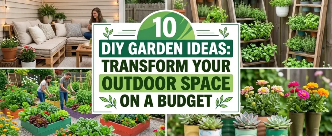 10 DIY Garden Ideas: Transform Your Outdoor Space on a Budget