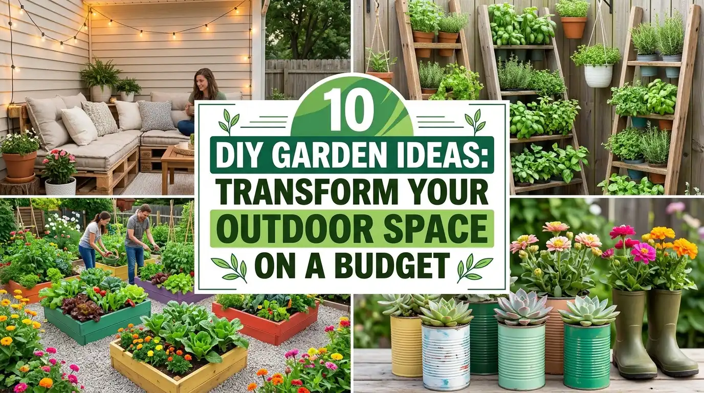 10 DIY Garden Ideas: Transform Your Outdoor Space on a Budget