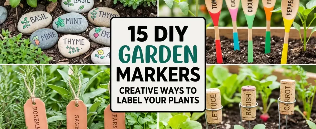15 DIY Garden Markers: Creative & Budget-Friendly Plant Labels