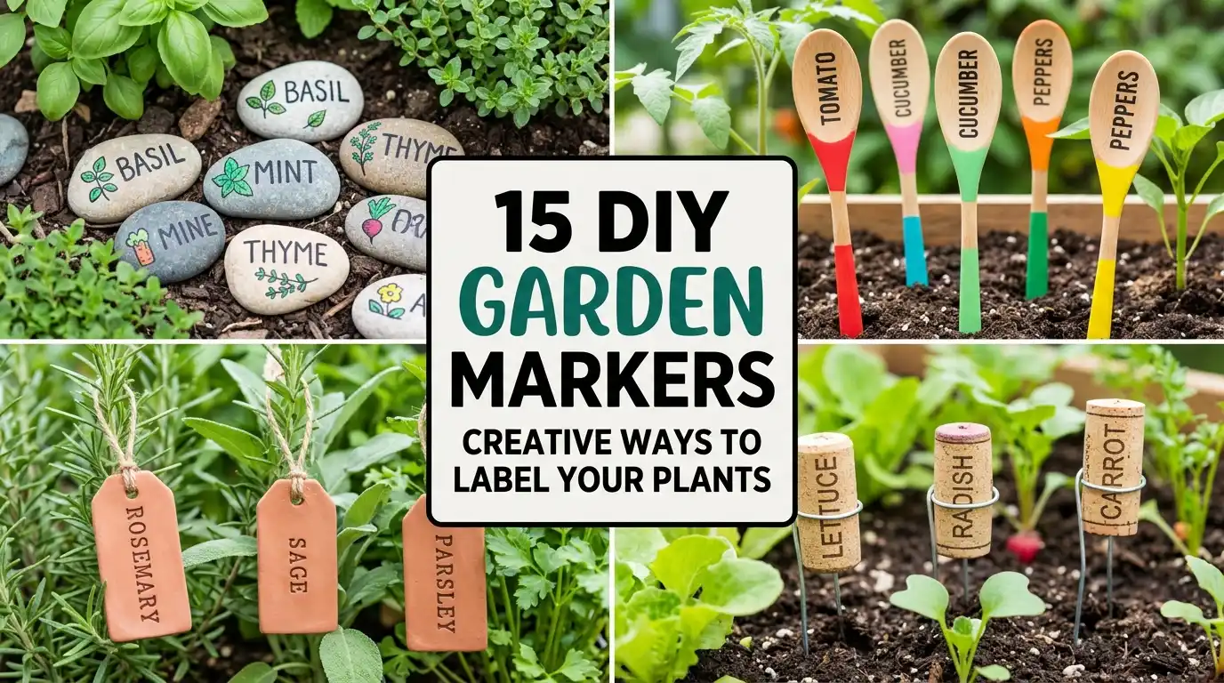 15 DIY Garden Markers: Creative & Budget-Friendly Plant Labels