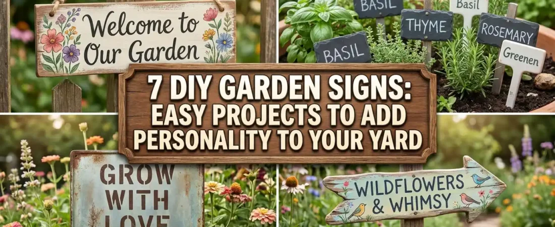 7 DIY Garden Signs: Easy Projects to Add Personality to Your Yard