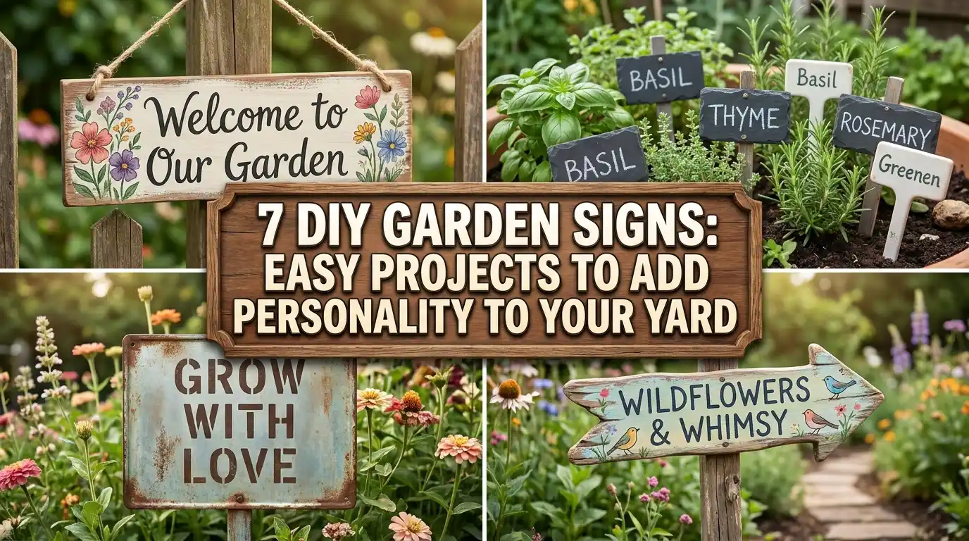 7 DIY Garden Signs: Easy Projects to Add Personality to Your Yard