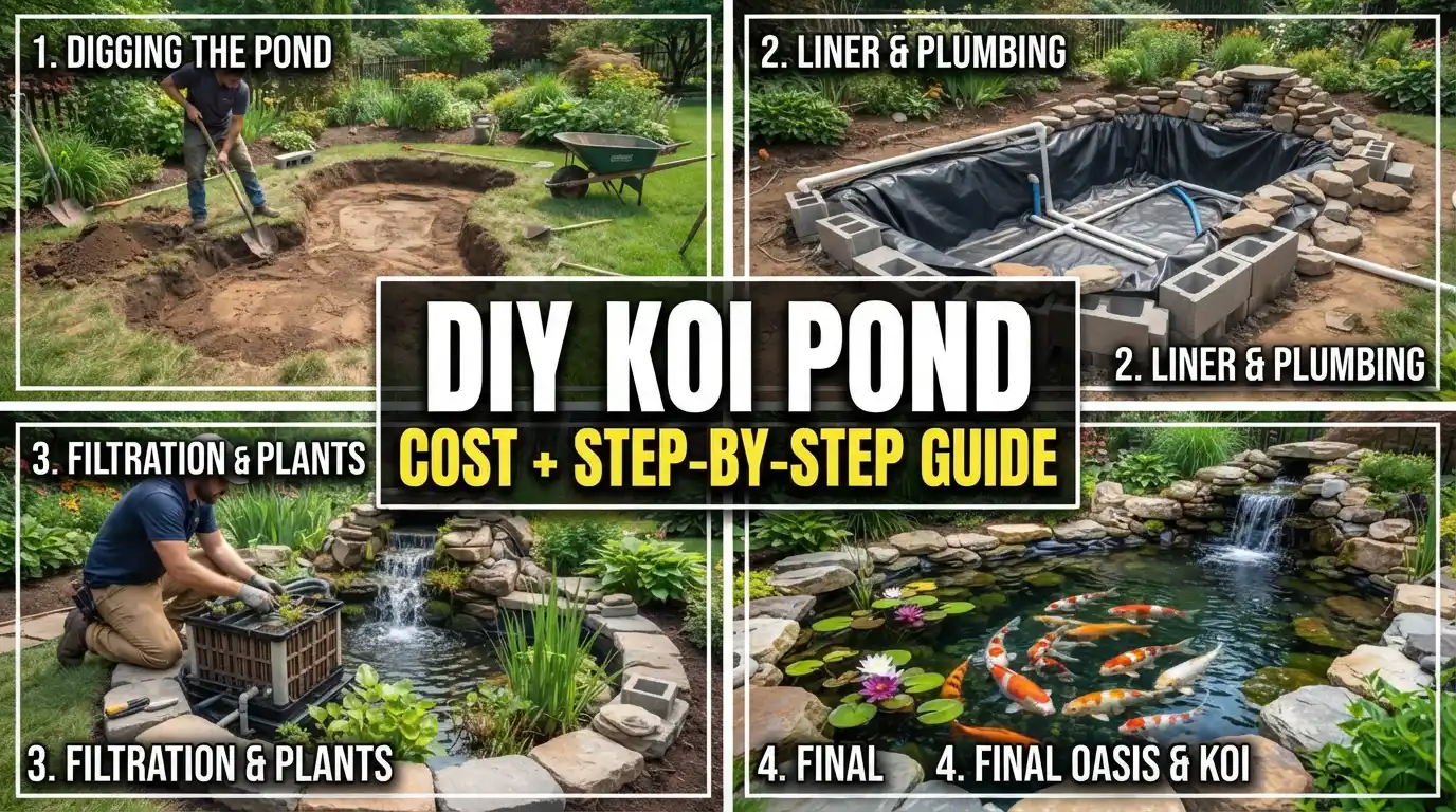 DIY Koi Pond: Cost + Step-by-Step Guide