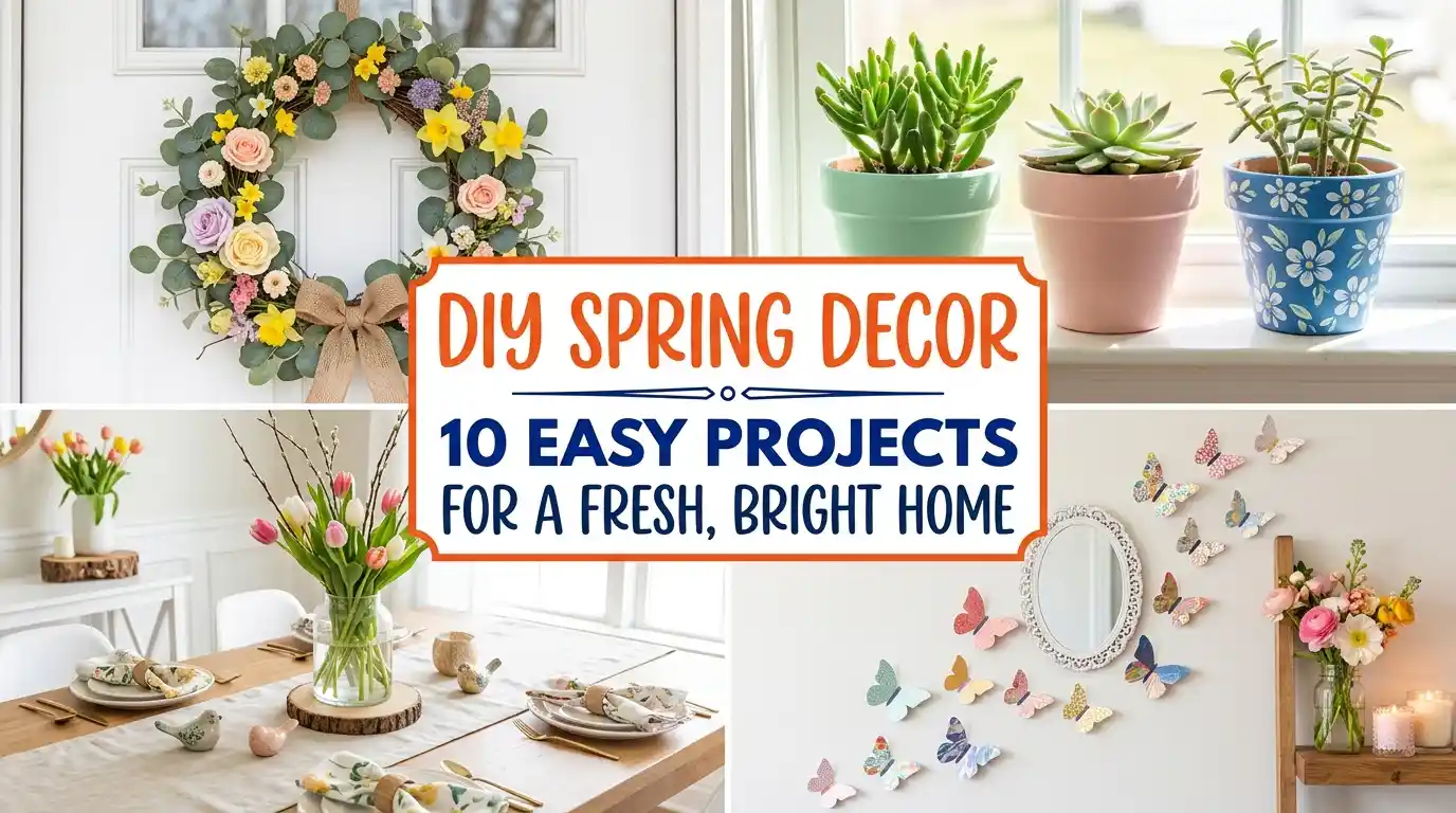DIY Spring Decor — 10 Easy Projects for a Fresh, Bright Home
