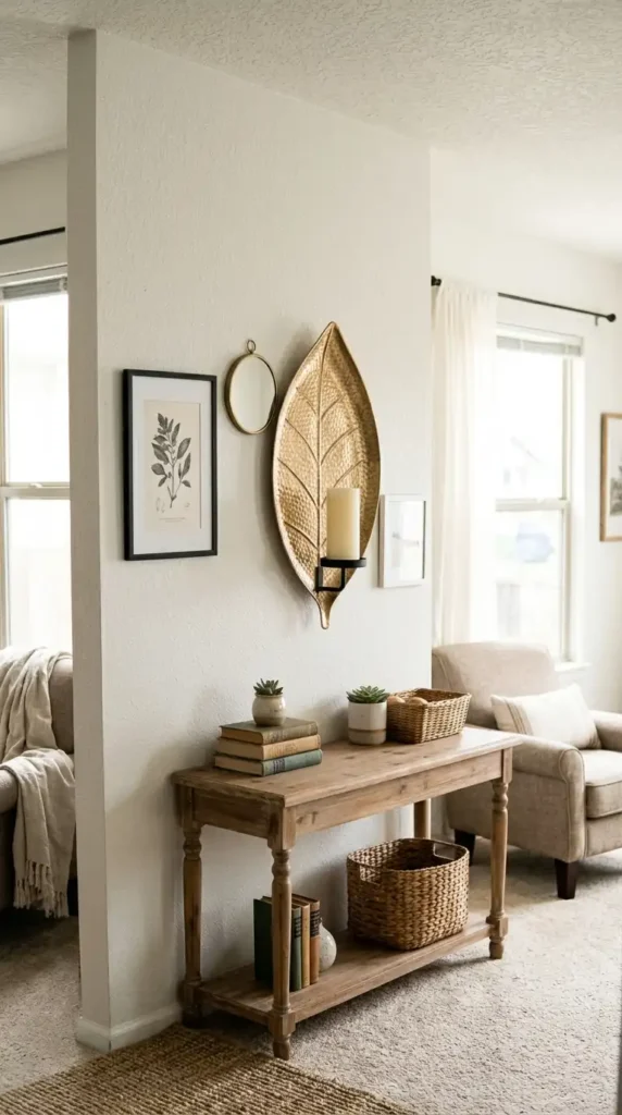 DIY candle sconce wall decor