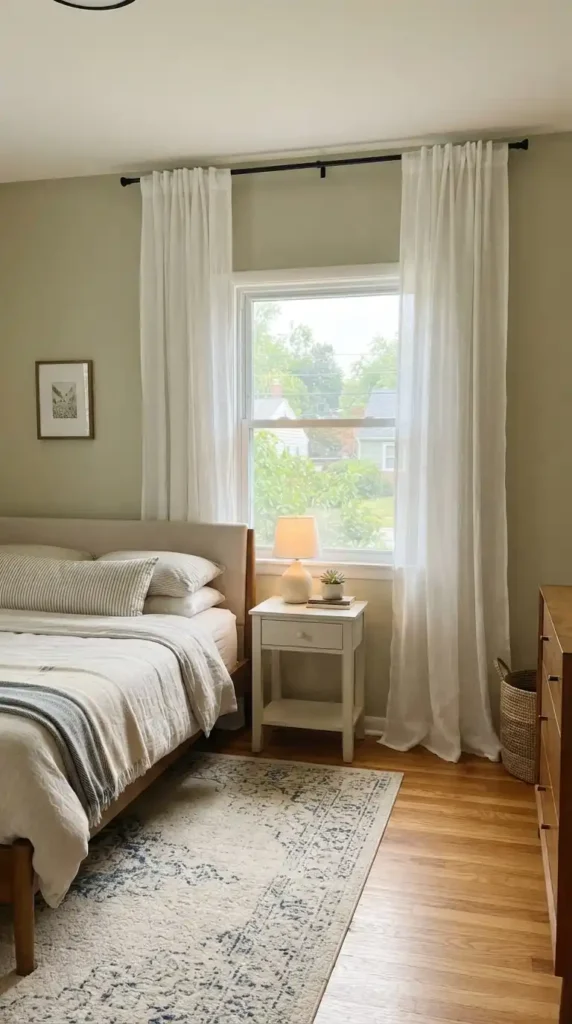 Decorate small space curtains high