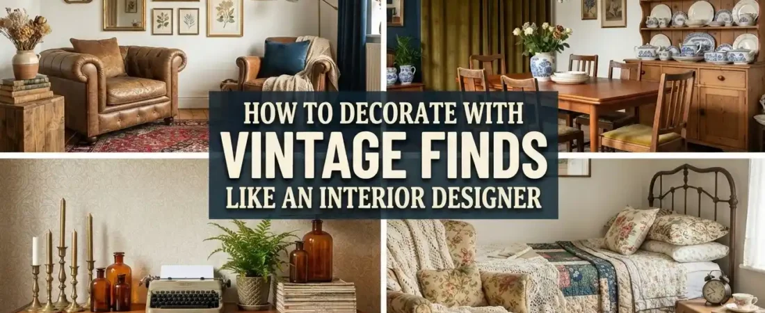 How to Decorate with Vintage Finds Like an Interior Designer