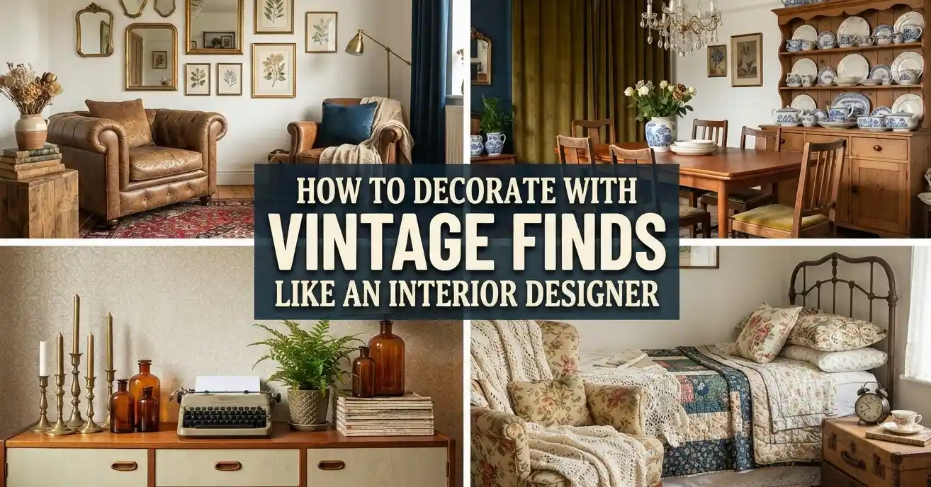 How to Decorate with Vintage Finds Like an Interior Designer