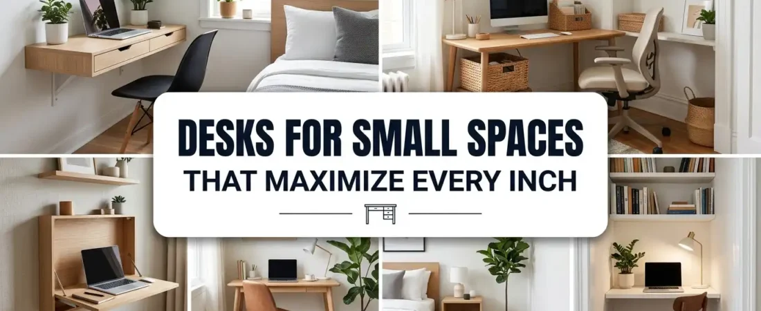 Desks for Small Spaces That Maximize Every Inch