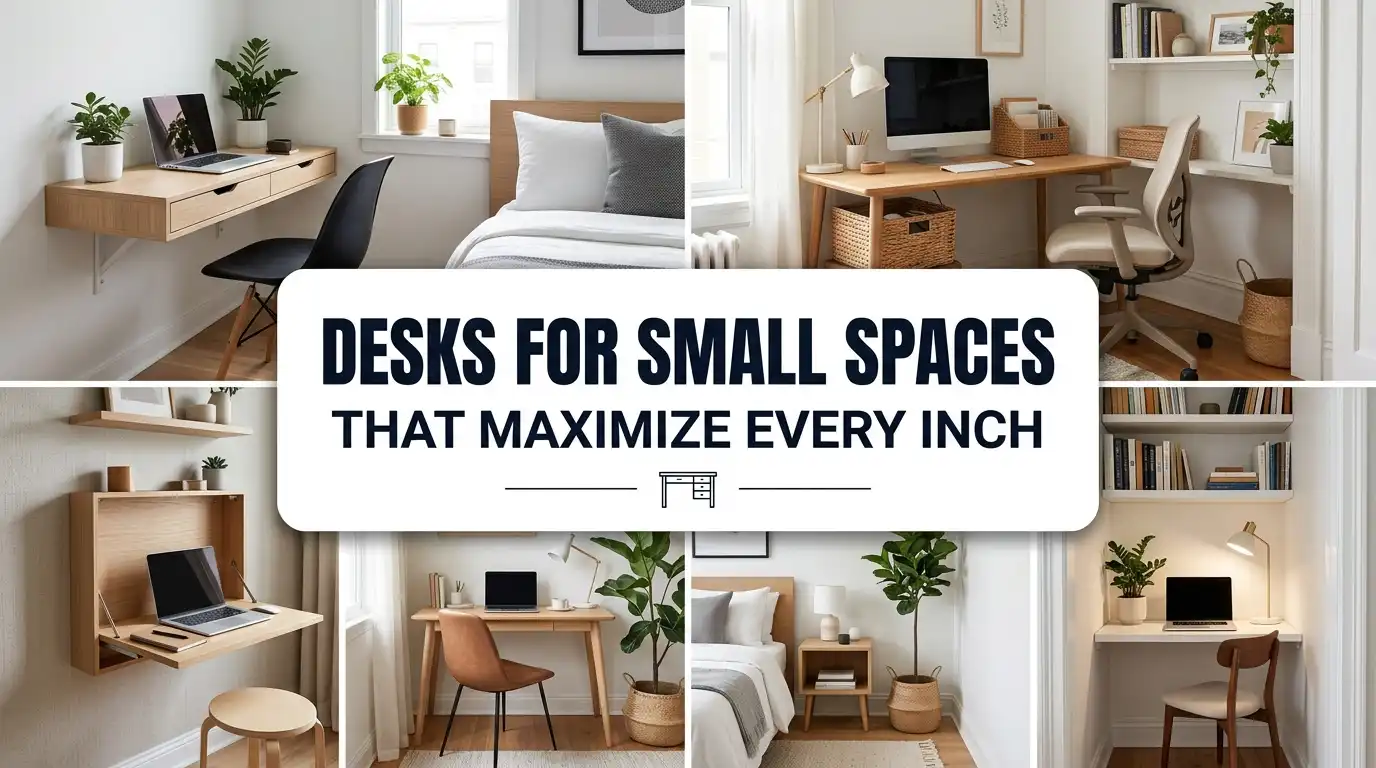 Desks for Small Spaces That Maximize Every Inch