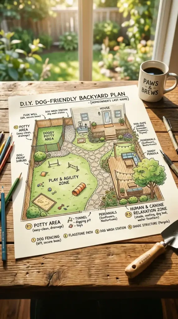 Dog-friendly backyard planning