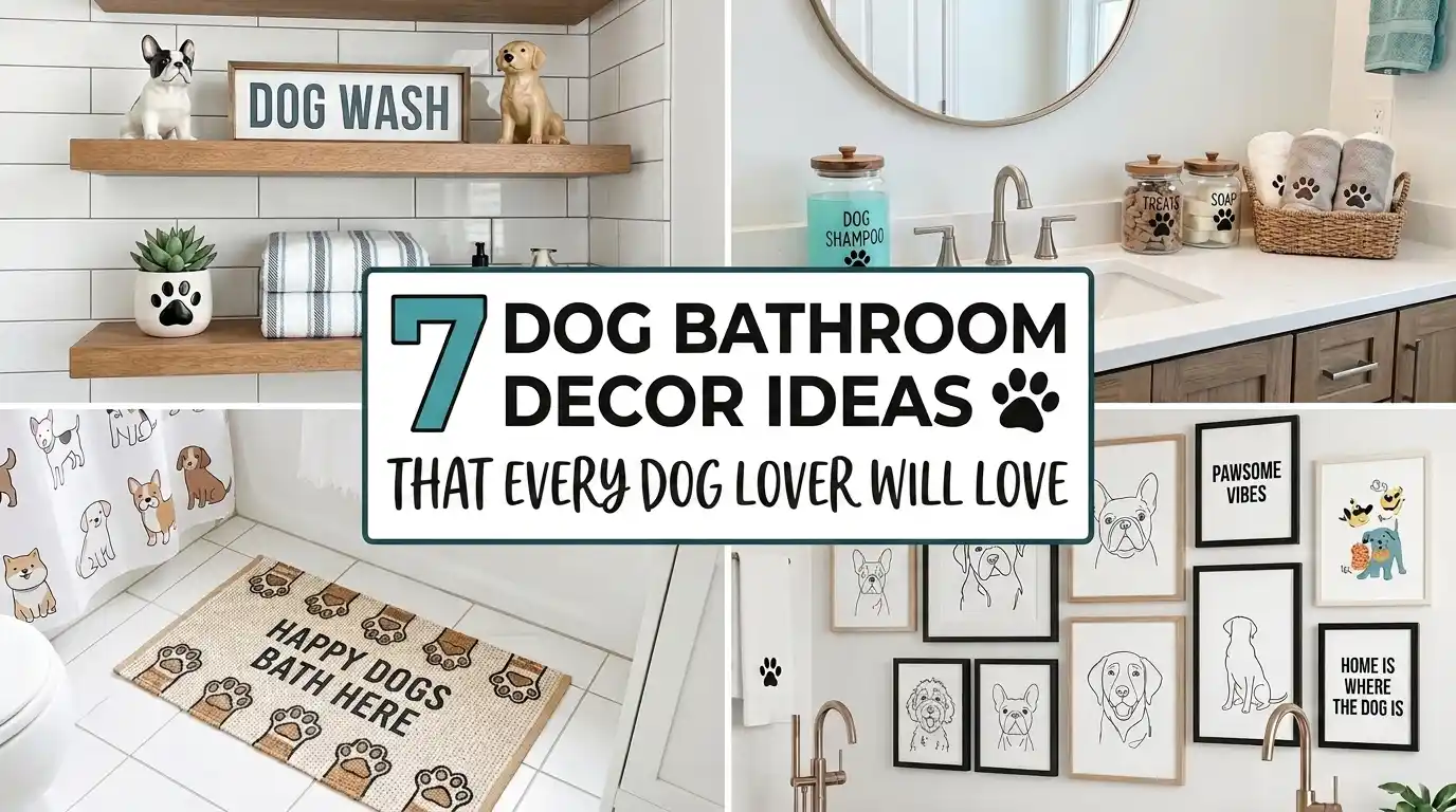 7 Dog Bathroom Decor Ideas That Are Cute and Stylish