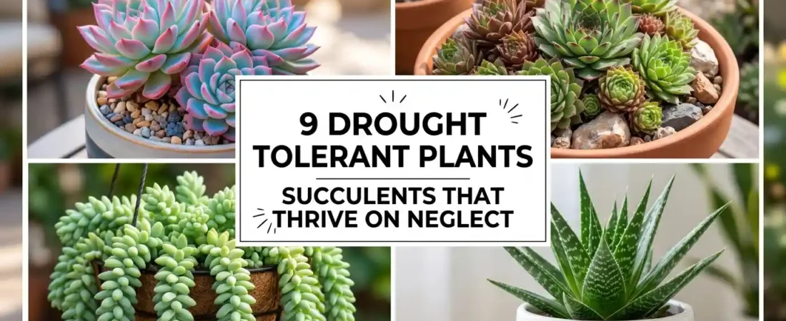 9 Drought Tolerant Plants Succulents That Thrive on Neglect