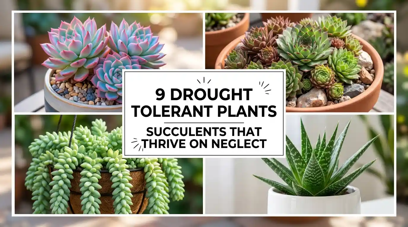 9 Drought Tolerant Plants Succulents That Thrive on Neglect
