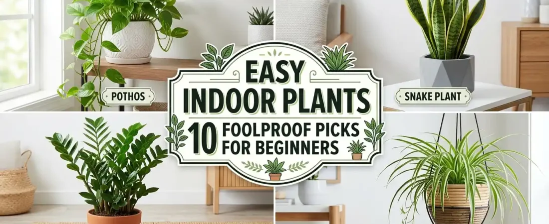 Easy Indoor Plants: 10 Foolproof Picks for Beginners