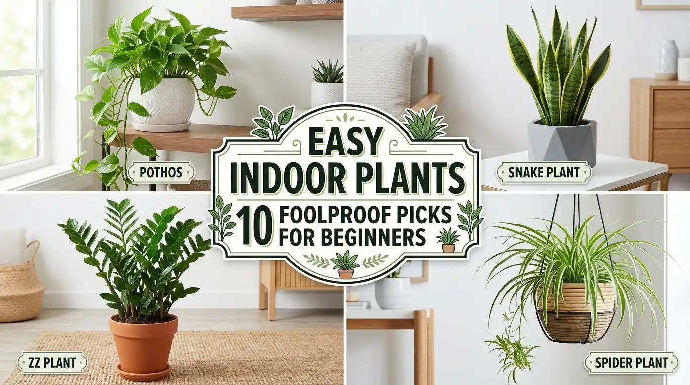 Easy Indoor Plants: 10 Foolproof Picks for Beginners